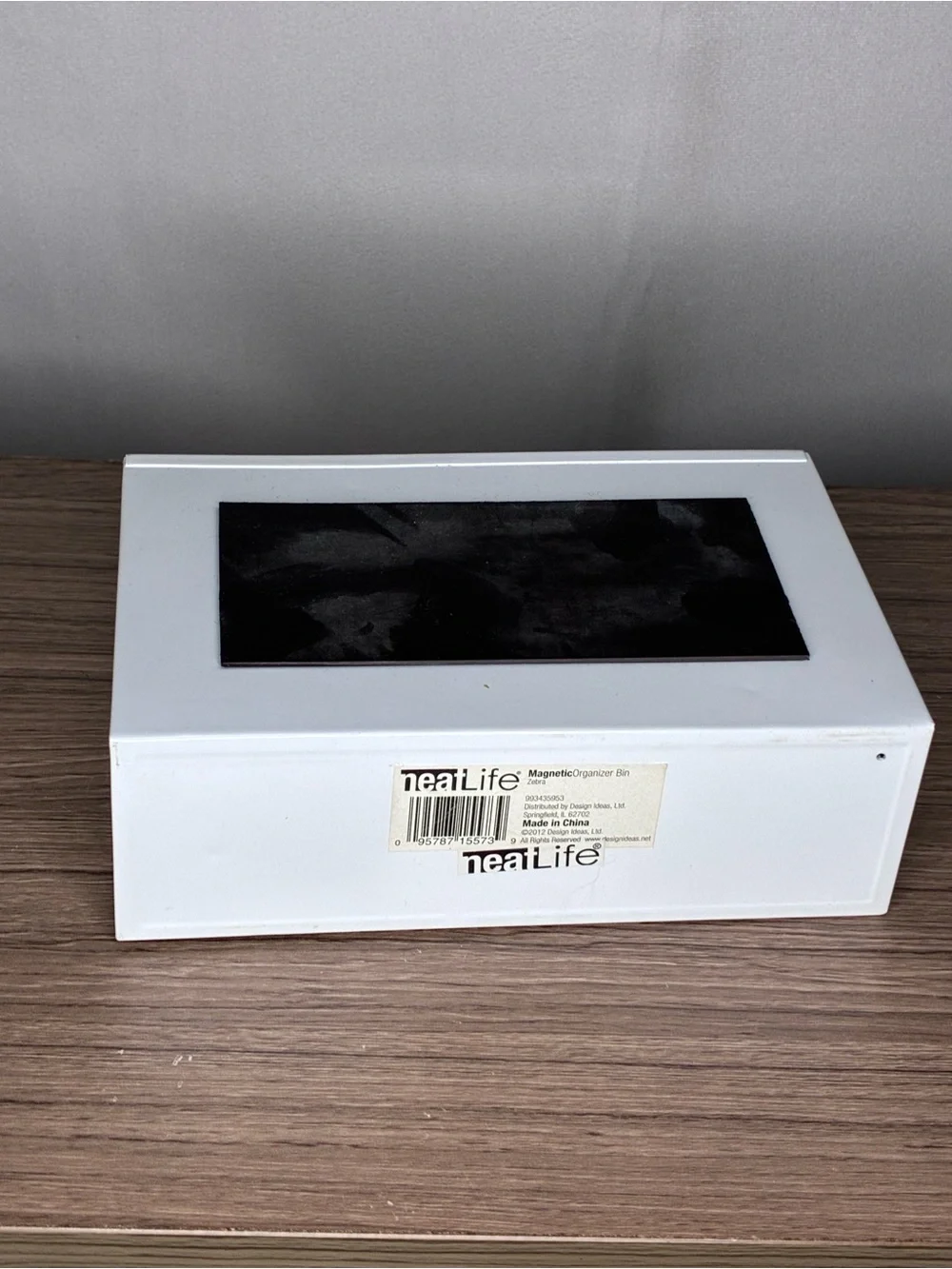 🐼 3/$25 GUC White Zebra Print Magnetic Desk Organizer - Multi-Compartment